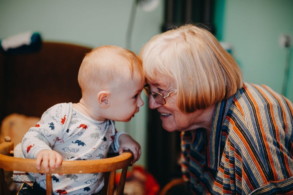 Grandparents and child representing estate planning and leaving a legacy to loved ones